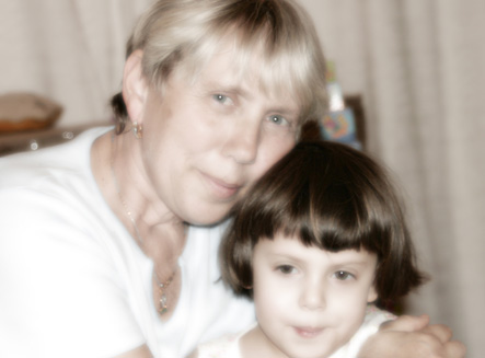 Mom and Yael, 2008