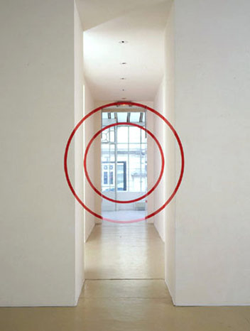 Felice Varini - Two Circles In Corridor