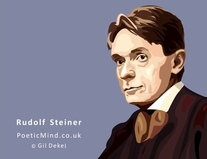 Rudolf Steiner (art: © Gil Dekel).