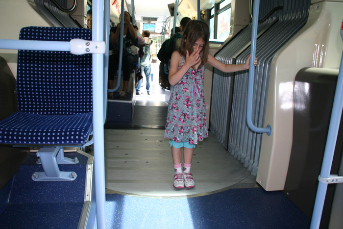 Bus DisneyLand Park 19 Aug 2011 (Photo by Gil Dekel) (62). Shuttle Bus.