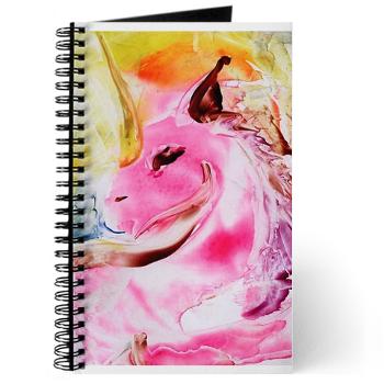 unicorn - encaustix wax art - journal