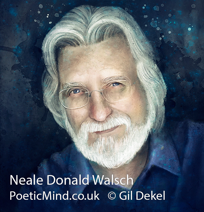Portrait of Neale Donald Walsch (copyrights © Dr. Gil Dekel)‎