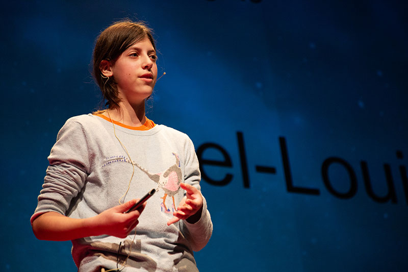 Yael-Louise DEKEL-TEDx talk 2018. Photo copyright (c) TEDxYouth@Bargate.