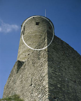 Felice Varini - Battiaz Tower