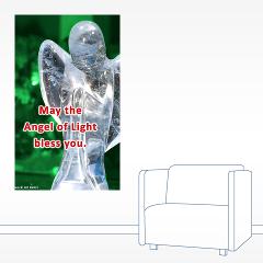 angel of light blessing - wall decal