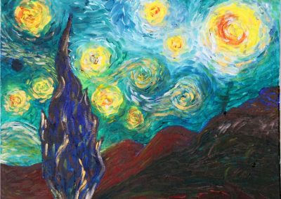 ‘After Van Gogh’ – by Natalie Dekel, May 2020.