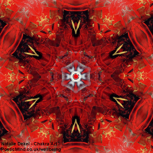 Chakra Art (#21) - by Natalie Dekel. Encaustic Wax technique.‎