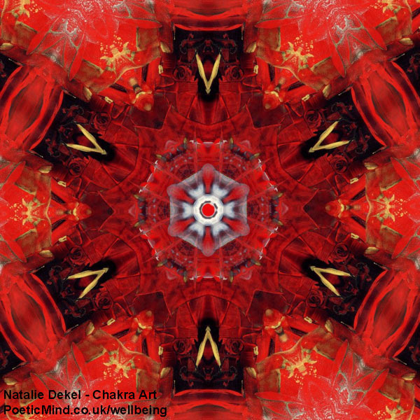 Chakra Art (#21) - by Natalie Dekel. Encaustic Wax technique. Chakra Art (#21) - by Natalie Dekel. Encaustic Wax technique.