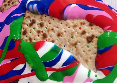 Matza Art with Dr. Gil Dekel - a creative way to use Passover Pesach Matzot.