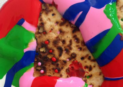 Matza Art with Dr. Gil Dekel - a creative way to use Passover Pesach Matzot.