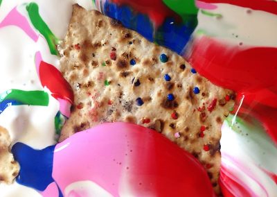 Matza Art with Dr. Gil Dekel - a creative way to use Passover Pesach Matzot.