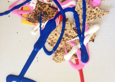 Matza Art with Dr. Gil Dekel - a creative way to use Passover Pesach Matzot.