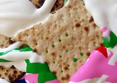 Matza Art with Dr. Gil Dekel - a creative way to use Passover Pesach Matzot.