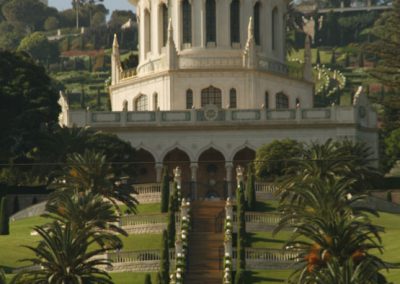 Golden dome of the Bahá'í World Centre. Haifa, Israel. (Photo: Gil Dekel, 2015).