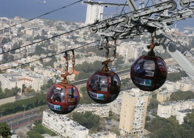 Haifa cable ride. Haifa, Israel. (Photo: Gil Dekel, 2019).
