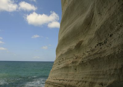 Rosh HaNikra. Caves and tunnels formed by the sea in the soft chalk rock. Israel. (Photo: Gil Dekel, 2019).