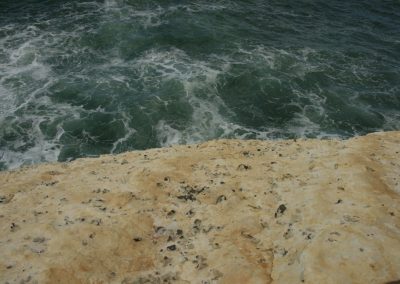 Rosh HaNikra. Caves and tunnels formed by the sea in the soft chalk rock. Israel. (Photo: Gil Dekel, 2019).