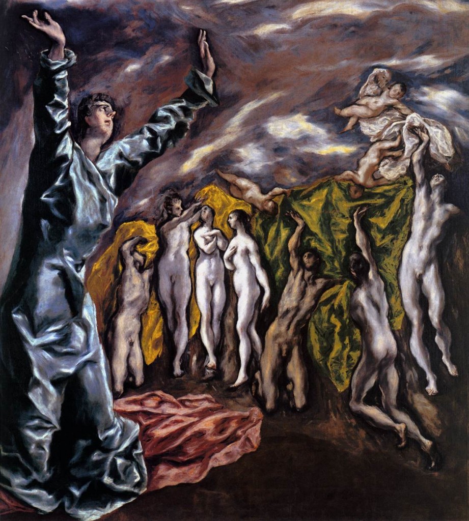 Figure 1: El Greco, The Opening of the Fifth Seal (1608–1614, oil, 225 × 193 cm.) New York, Metropolitan Museum. Image in Public Domain.