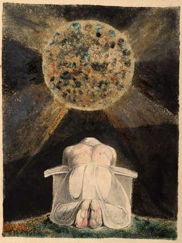 William Blake, Sconfitta (1795, frontpiece illustration for Song of Los.)