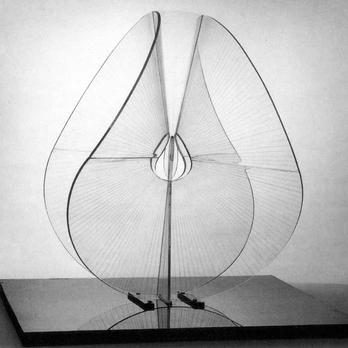 Figure 74: Naum Gabo, Spheric Theme: Translucent Variation (c.1937, this version executed 1951, perspex, diameter 57.3 cm.) New York, Solomon R. Guggenheim Museum. Image source: www.tate.org.uk. Image © Tate. Permission to use image obtained from Tate’s Picture Library Executive (Amelia Morgan).