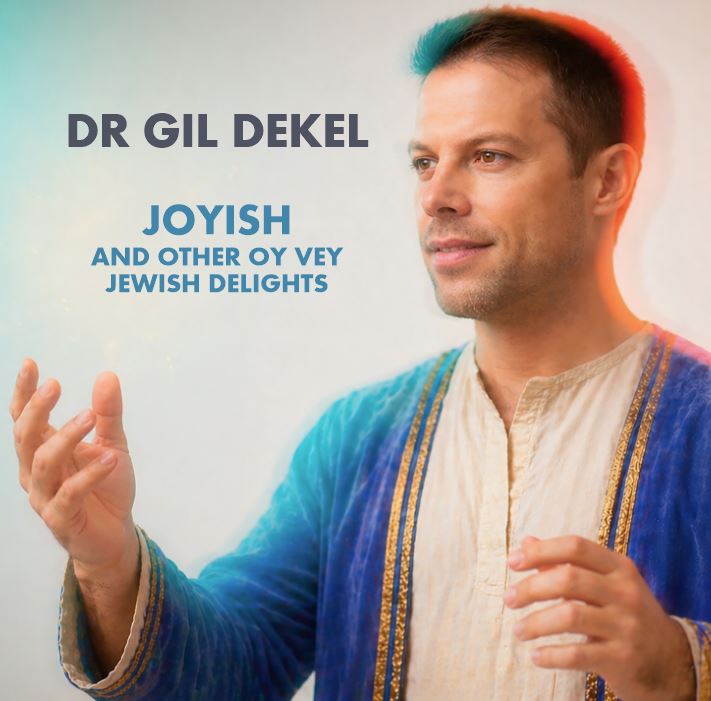 Album cover: Joyish and Other Oy Vey Jewish Delights Songs for dancing, partying and for self-determination… This is a comic album.